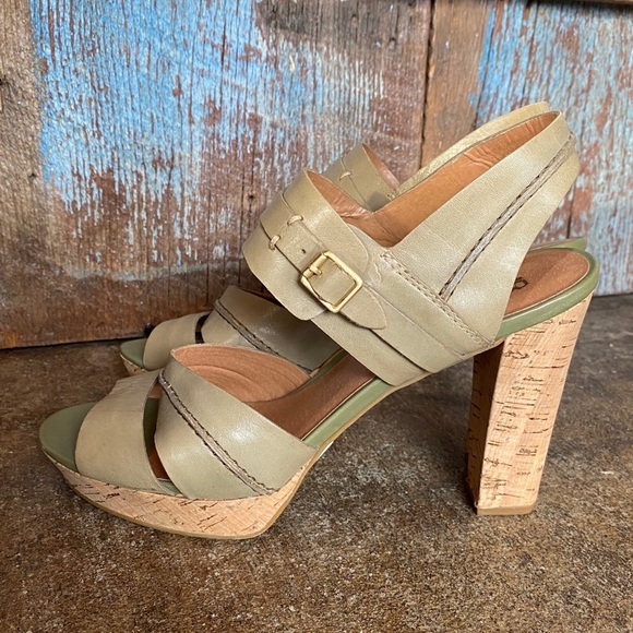 MRKT Market Polly Truffle Cork Heel - Picture 4 of 8